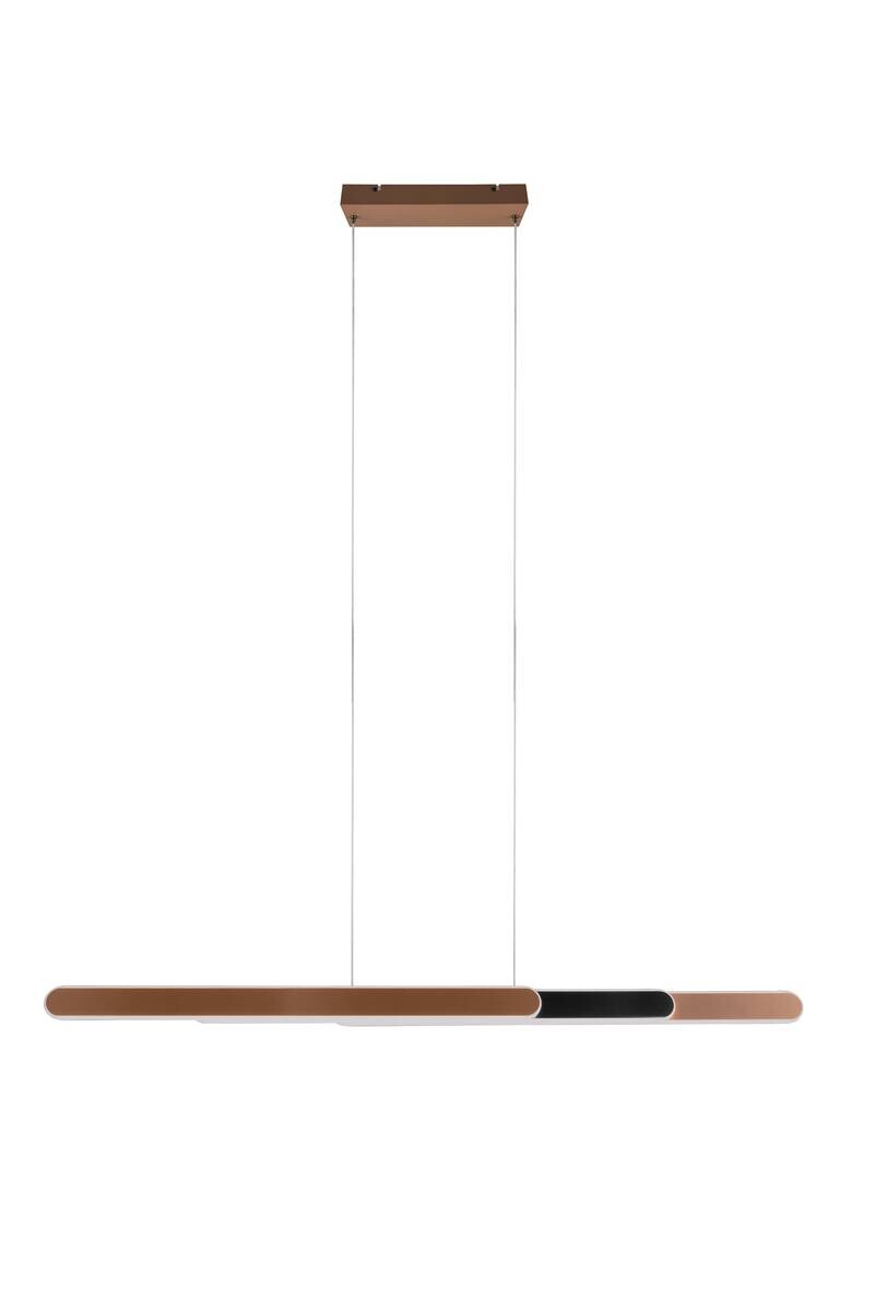 Reality LED-Pendelleuchte kaffee Metall