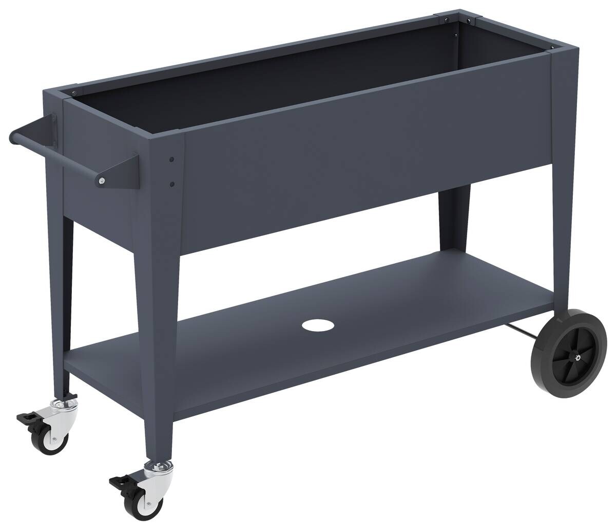 Westmann Hochbeet Mobila anthrazit Stahl B/H/L: ca. 118x80x50 cm