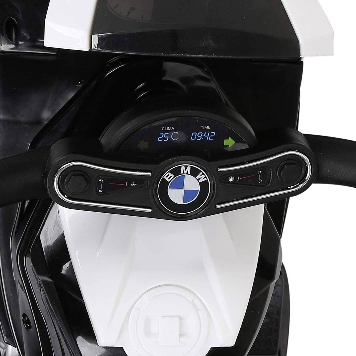 HOMCOM Kinder-Mororrad BMW BMW S1000RR weiß B/H/L: ca. 37x44x66 cm