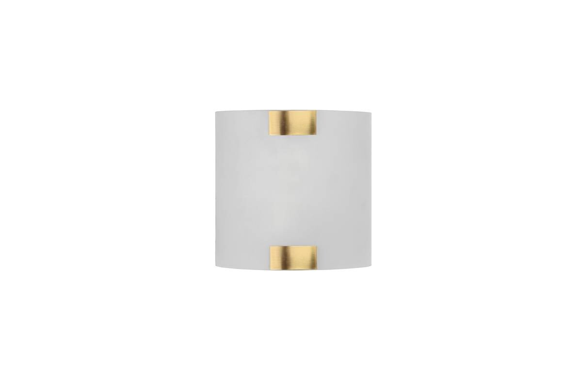 TRIO Wandleuchte 212700104 Pura altmessing Metall B/H/T: ca. 20x20x7 cm E27 1 Brennstellen