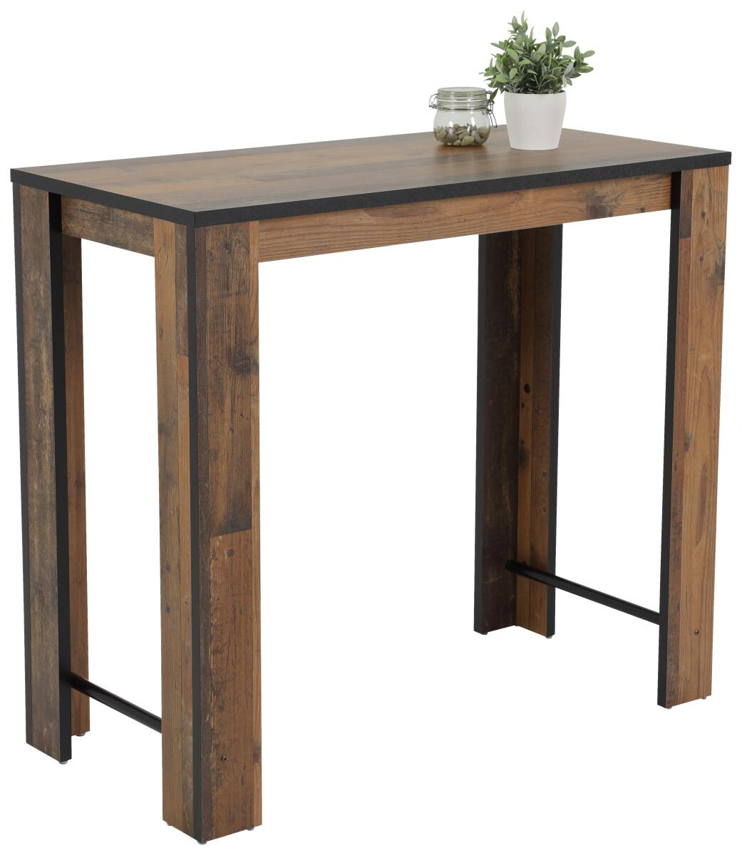 Bartisch Frieda II Eiche Old Wood Nachbildung Holzwerkstoff B/H/T: ca. 120x108x58 cm