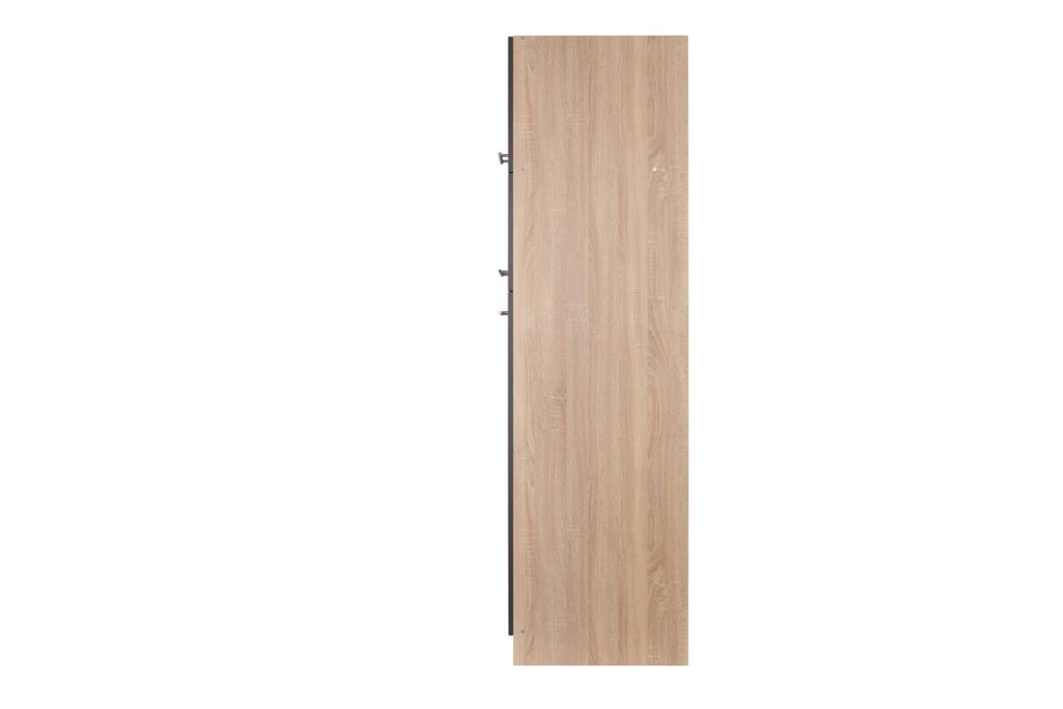 Kühlumbauschrank Merle grau B/H/T: ca. 60x200x60 cm