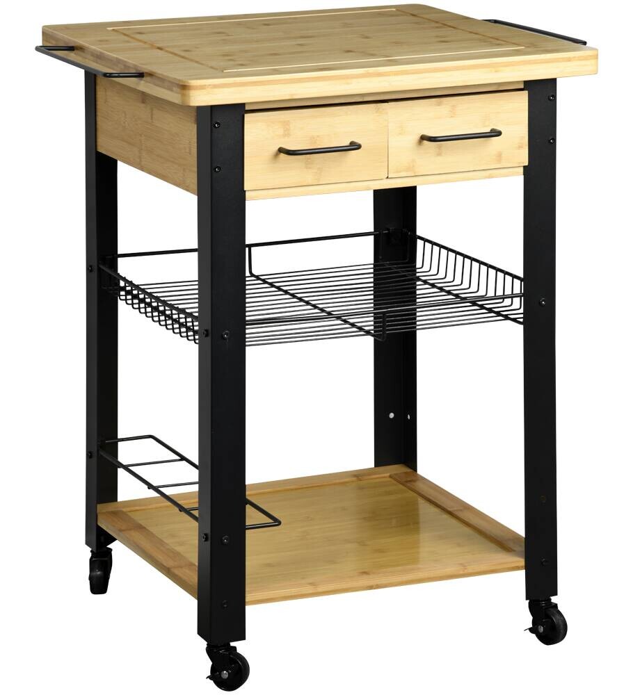 Kesper Küchenwagen natur Eiche B/H/T: ca. 71x88x60 cm