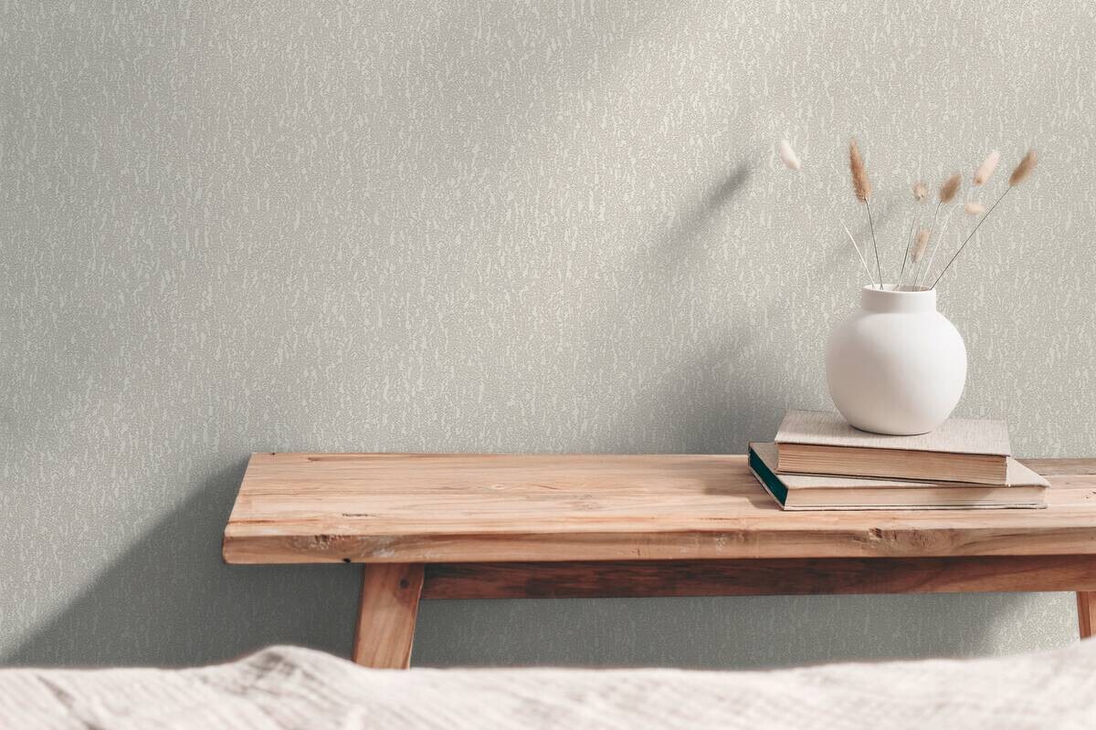 A.S.Creation Vliestapete grau creme B/H/D: ca. 53x1005x9,3 cm