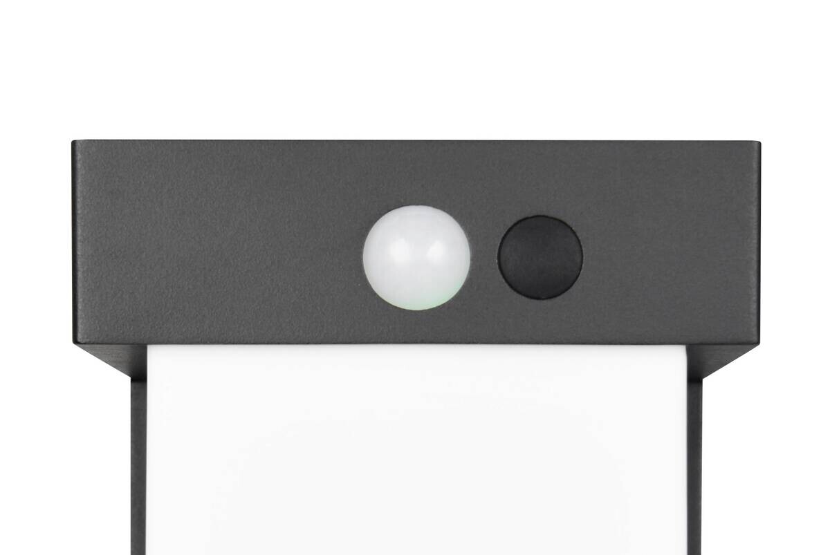Solar-Wegeleuchte mattschwarz B/H/T: ca. 14x1x15,5 cm
