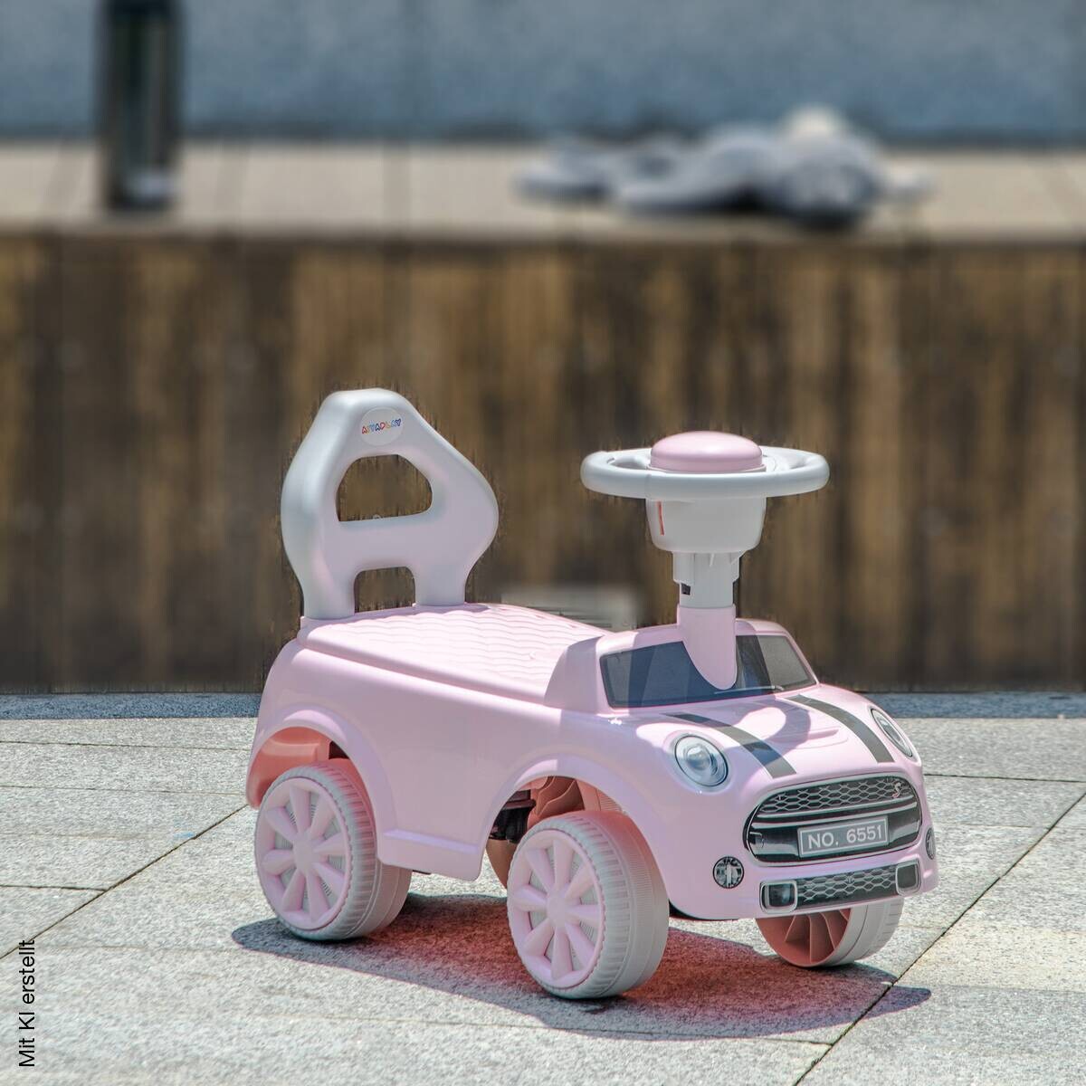 AIYAPLAY Rutschauto rosa B/H/L: ca. 25x35x53 cm
