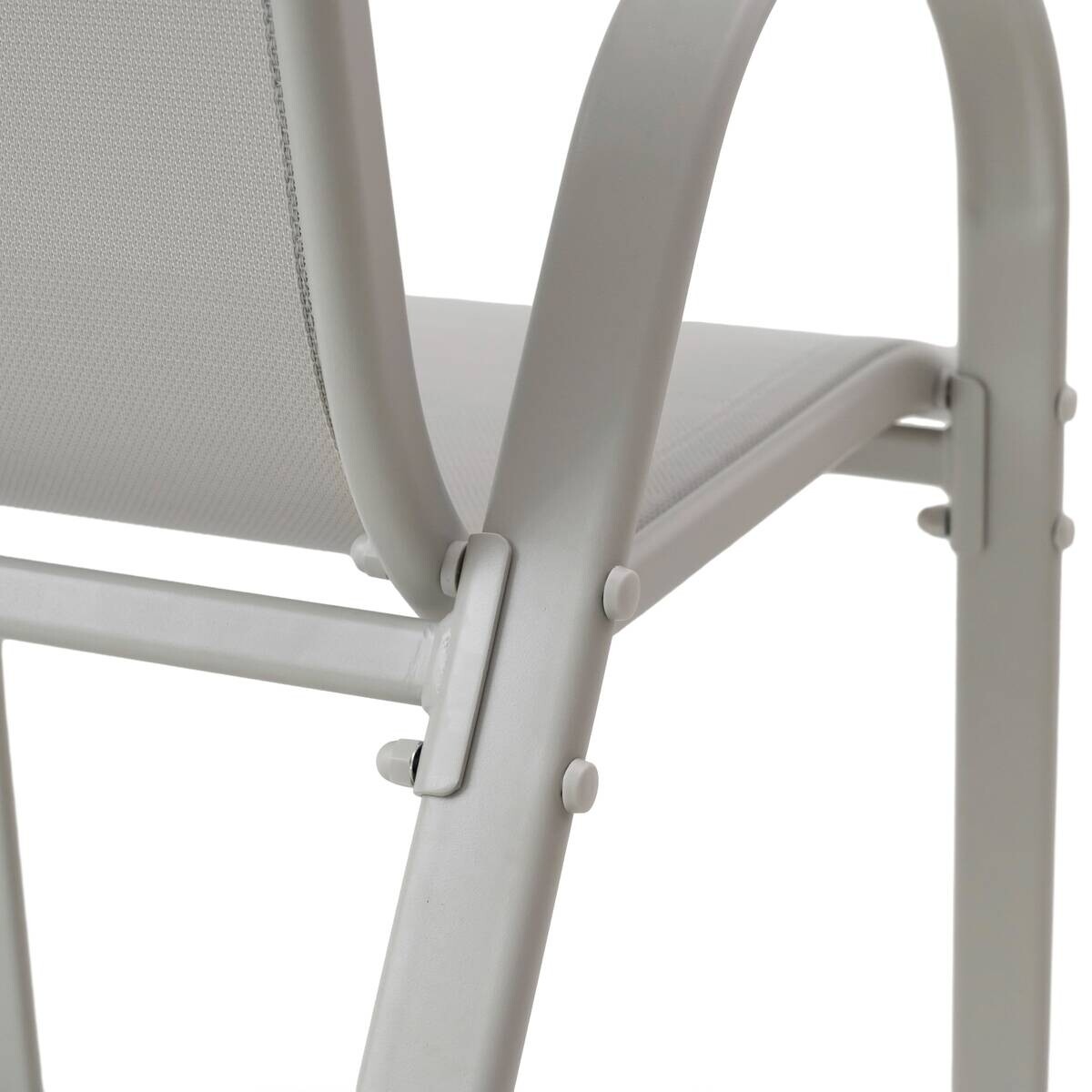 POCOline Gartensitzgruppe Tomar hellgrau Stahl