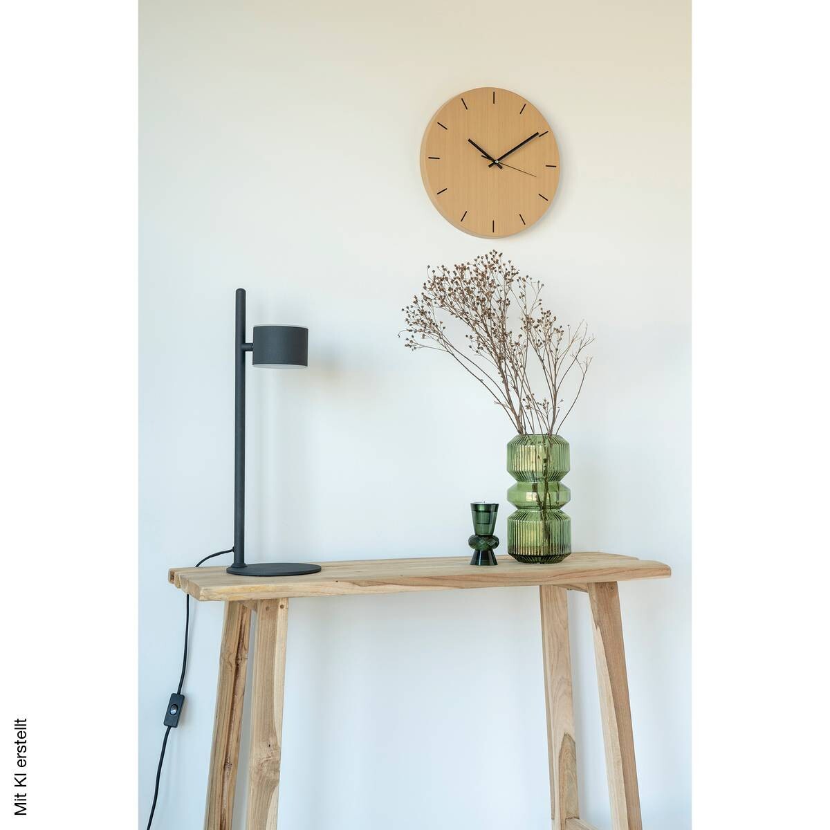 Housenordic Wanduhr natur D: ca. 30 cm