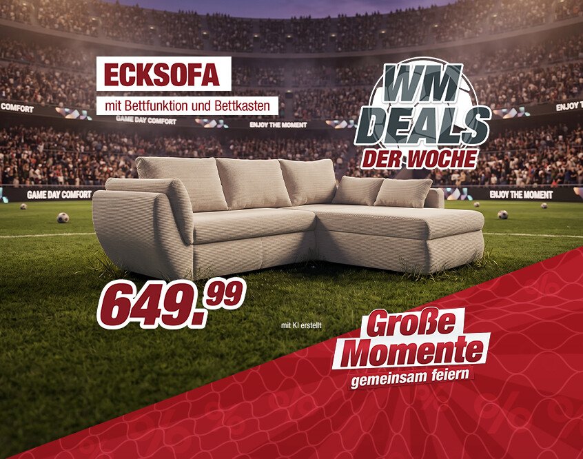 Unsere Werbe Highlights - Taifun Ecksofa