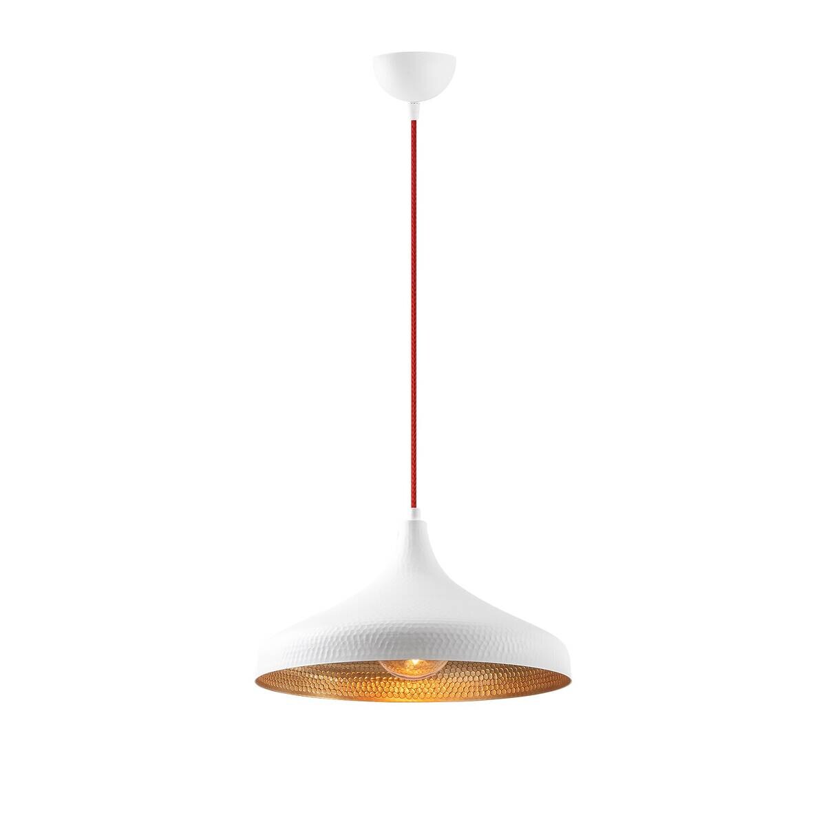 Opviq Pendelleuchte weiß B/H/T: ca. 36x118x36 cm E27 1 Brennstellen