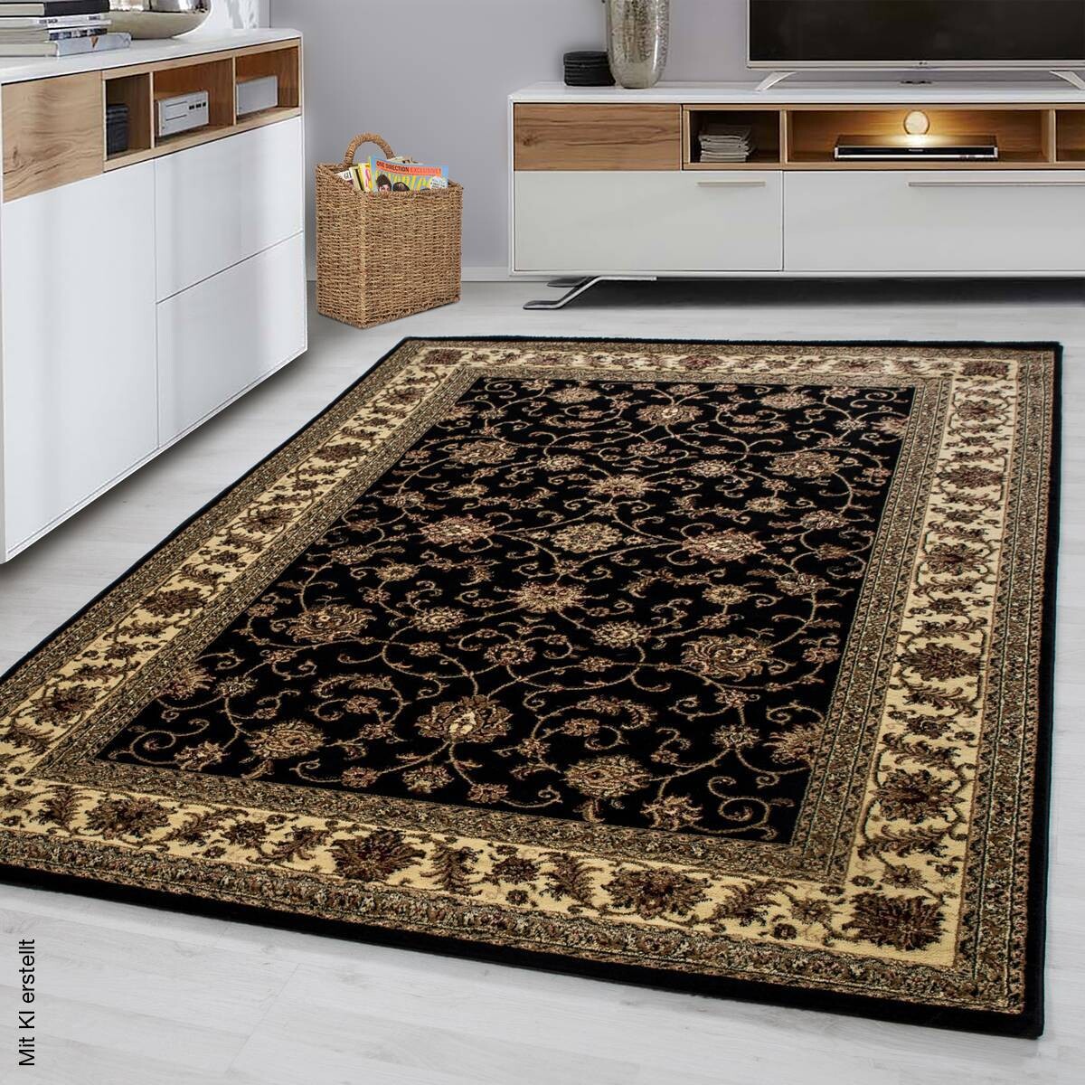 Ayyildiz Teppich MARRAKESH schwarz B/L: ca. 160x230 cm