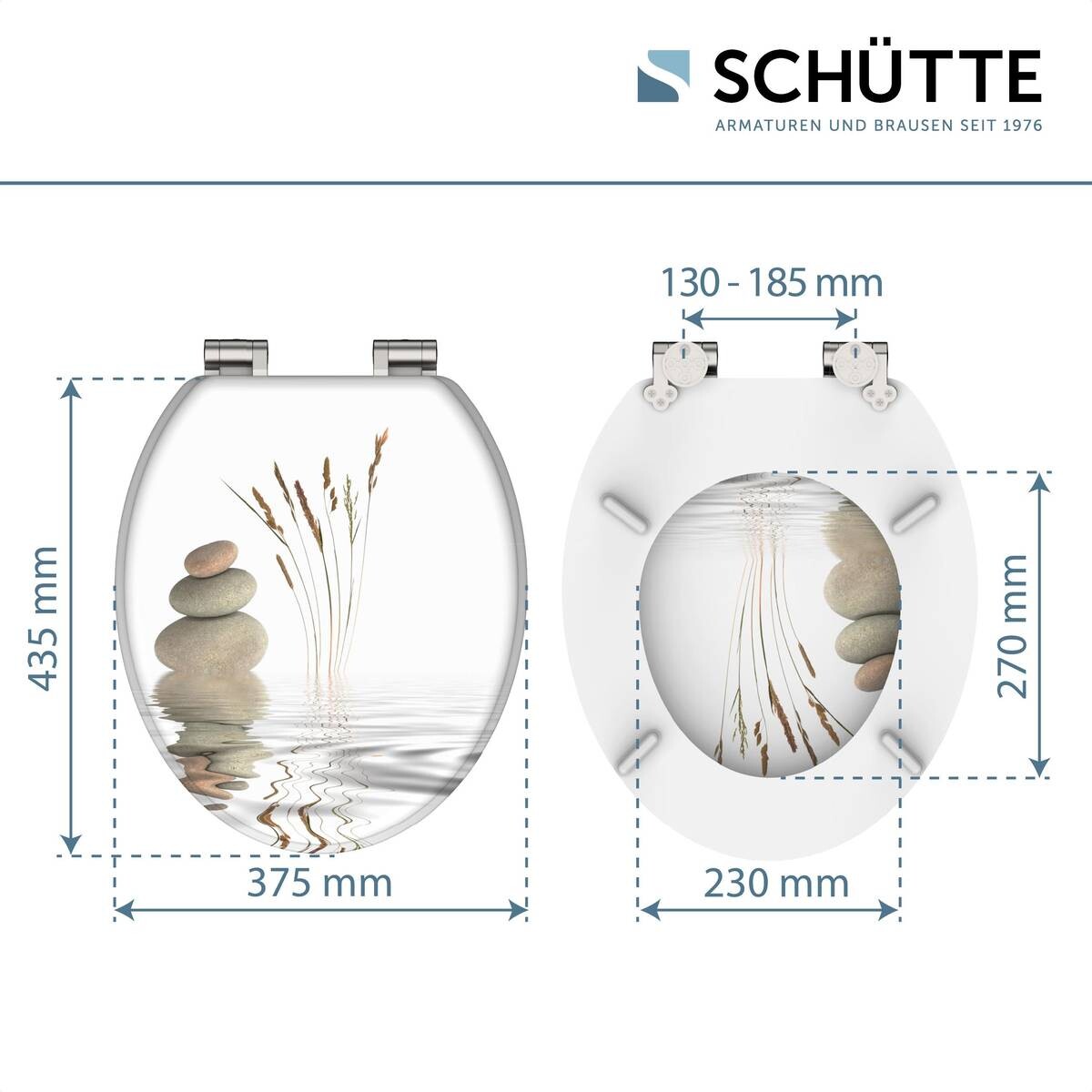 Schütte WC-Sitz BALANCE MDF