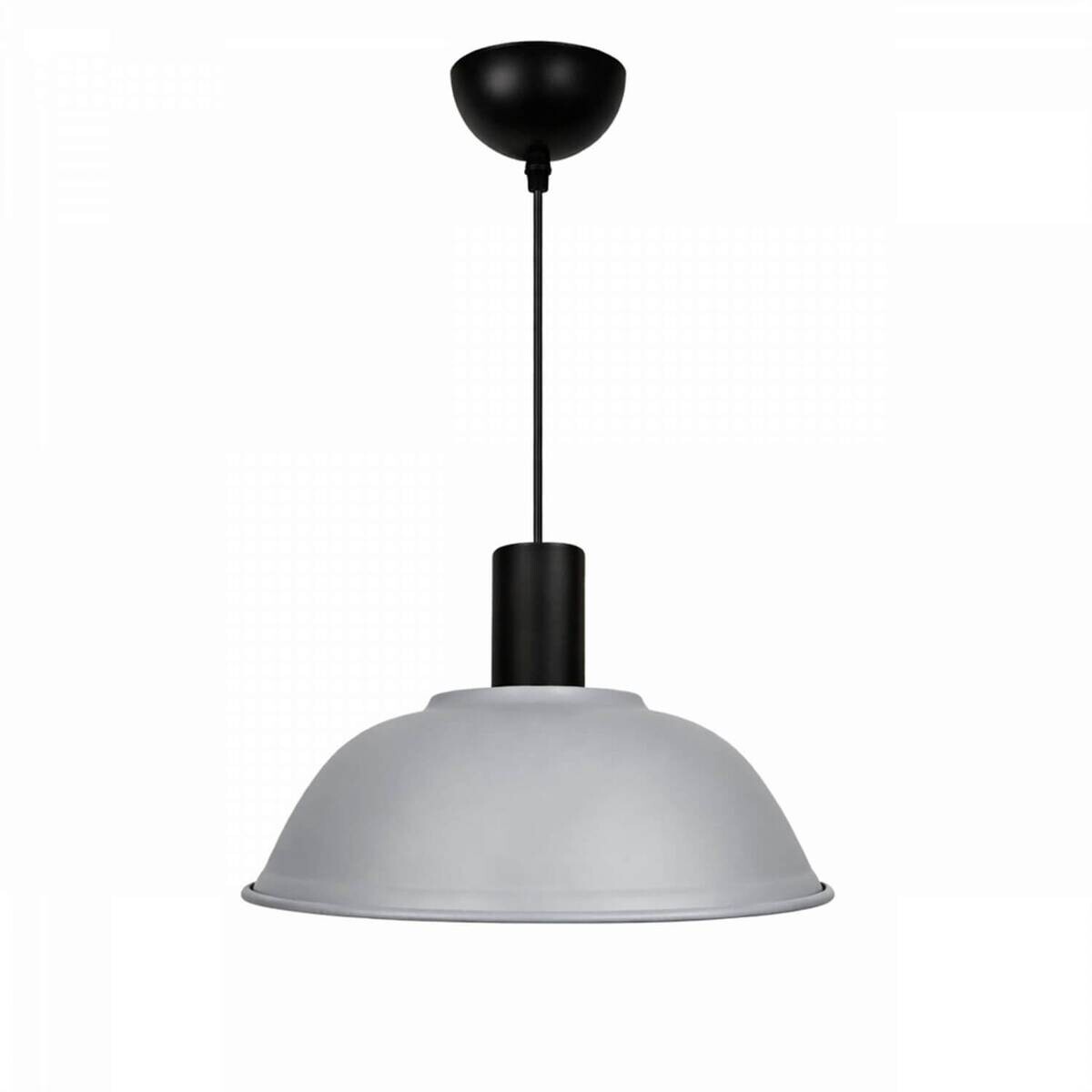 Opviq Pendelleuchte grau B/H/T: ca. 33x120x33 cm E27 1 Brennstellen