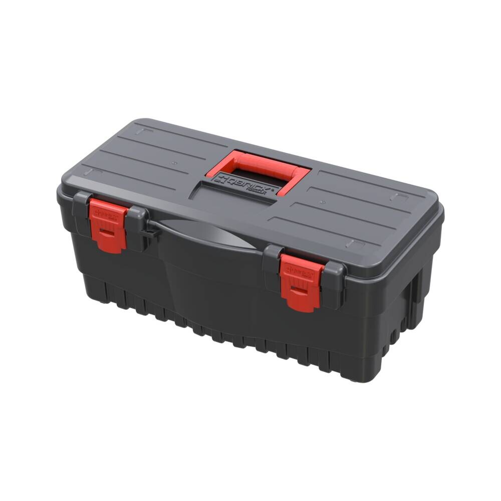 Werkzeugbox schwarz B/H/L: ca. 27,6x22,9x54 cm