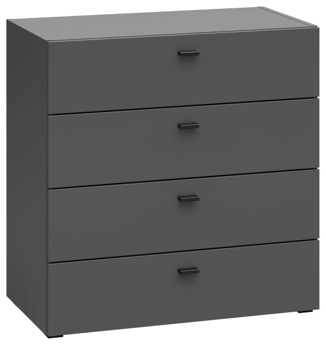 Schubkastenkommode System 64 anthrazit matt B/H/T: ca. 64x64x35 cm
