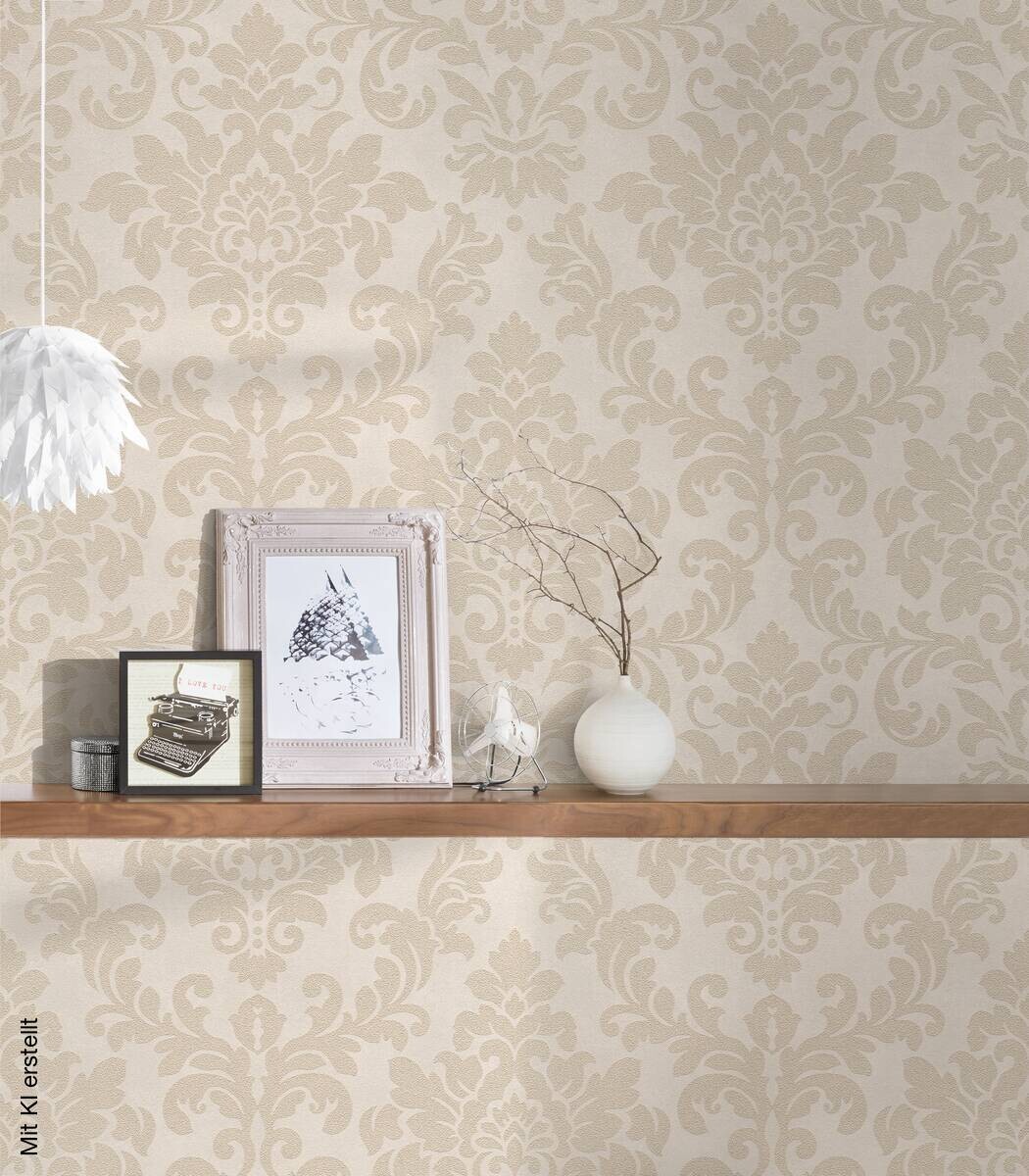 A.S.Creation Vliestapete creme gold B/H/D: ca. 53x1005x9,8 cm