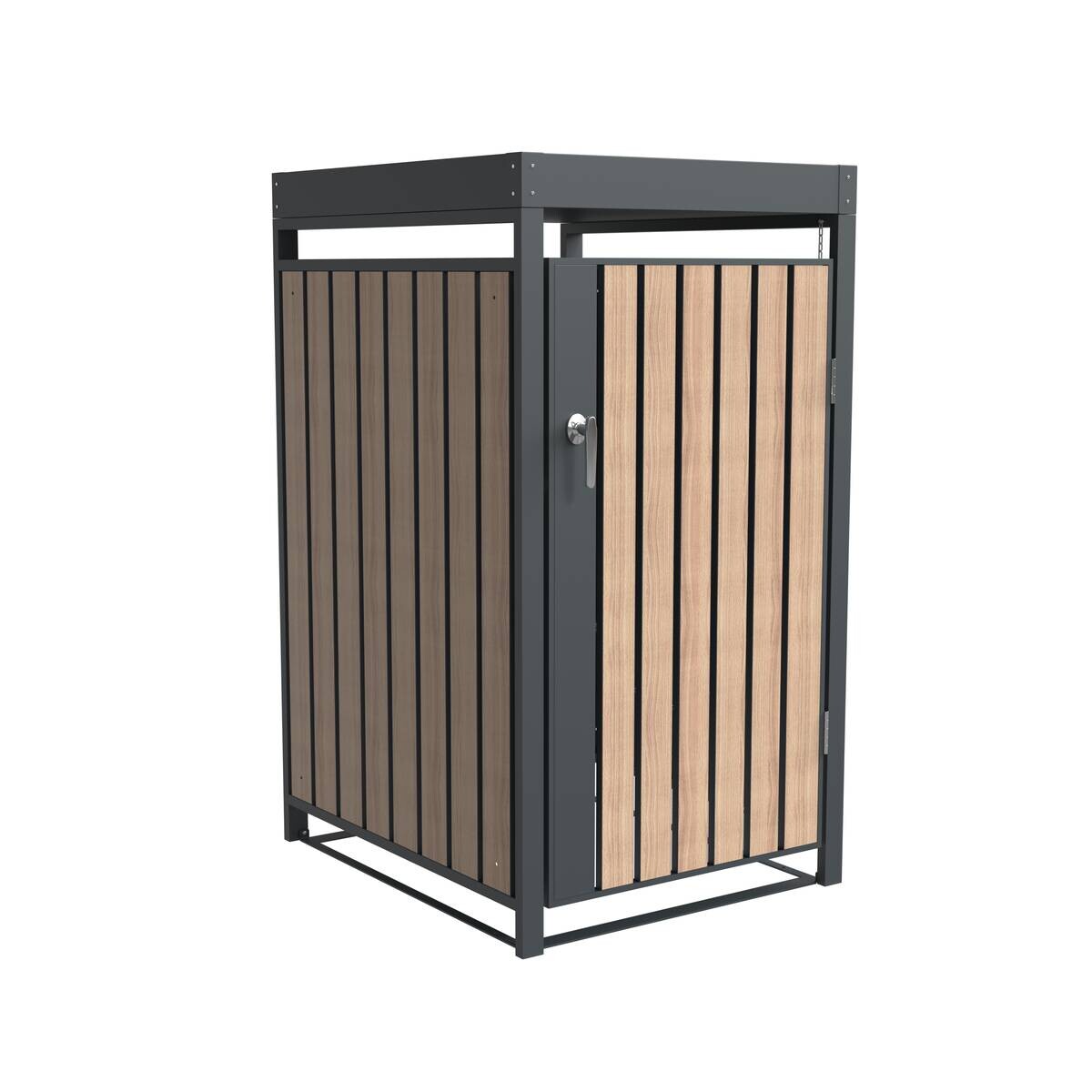 Westmann Mülltonnenbox Planta braun B/H/L: ca. 68x124x84 cm