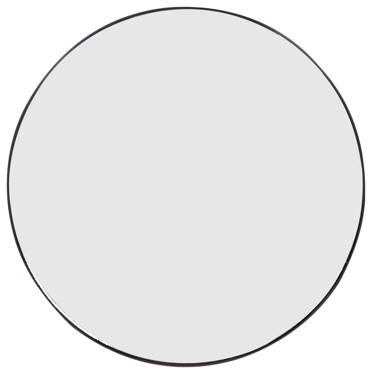 Rahmenspiegel Leano schwarz Kunststoff D: ca. 61 cm