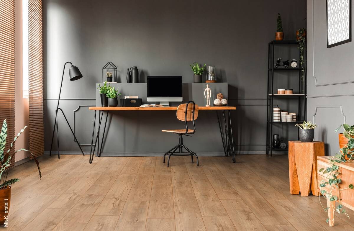Laminatboden Kastanie ca. 1,598 m² im Paket B/L: ca. 40x81 cm pro Paket