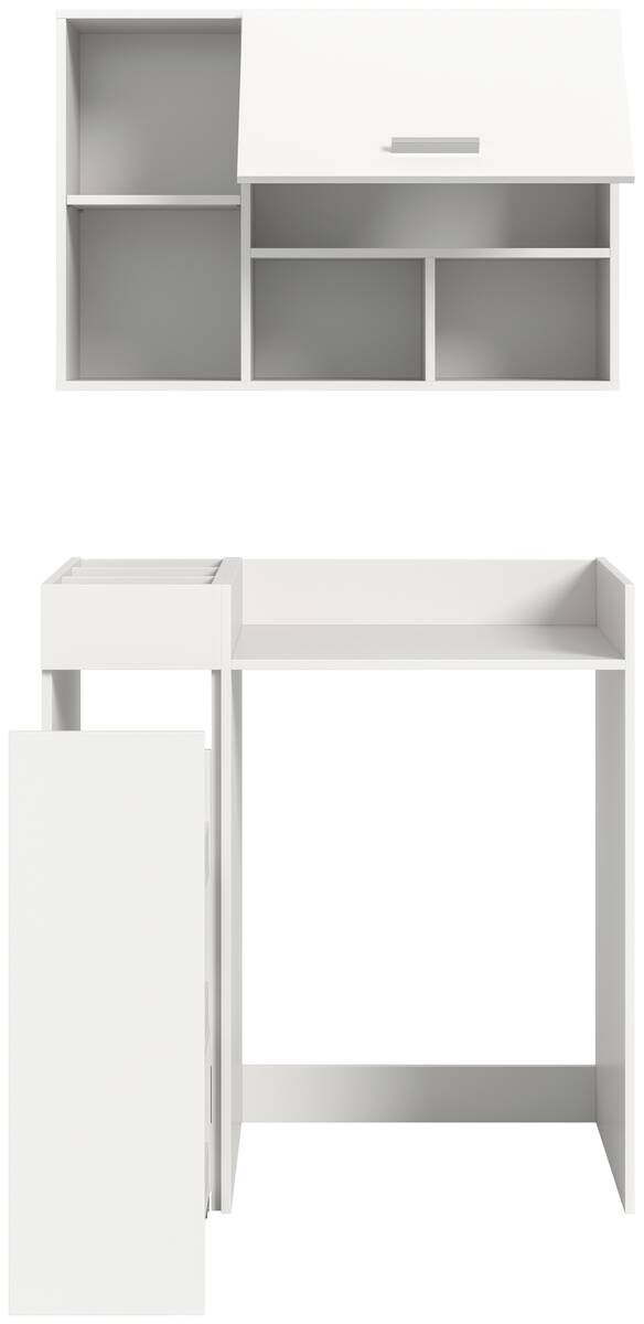Waschmaschinenumbauschrank Free weiß B/H/T: ca. 95x195x60 cm