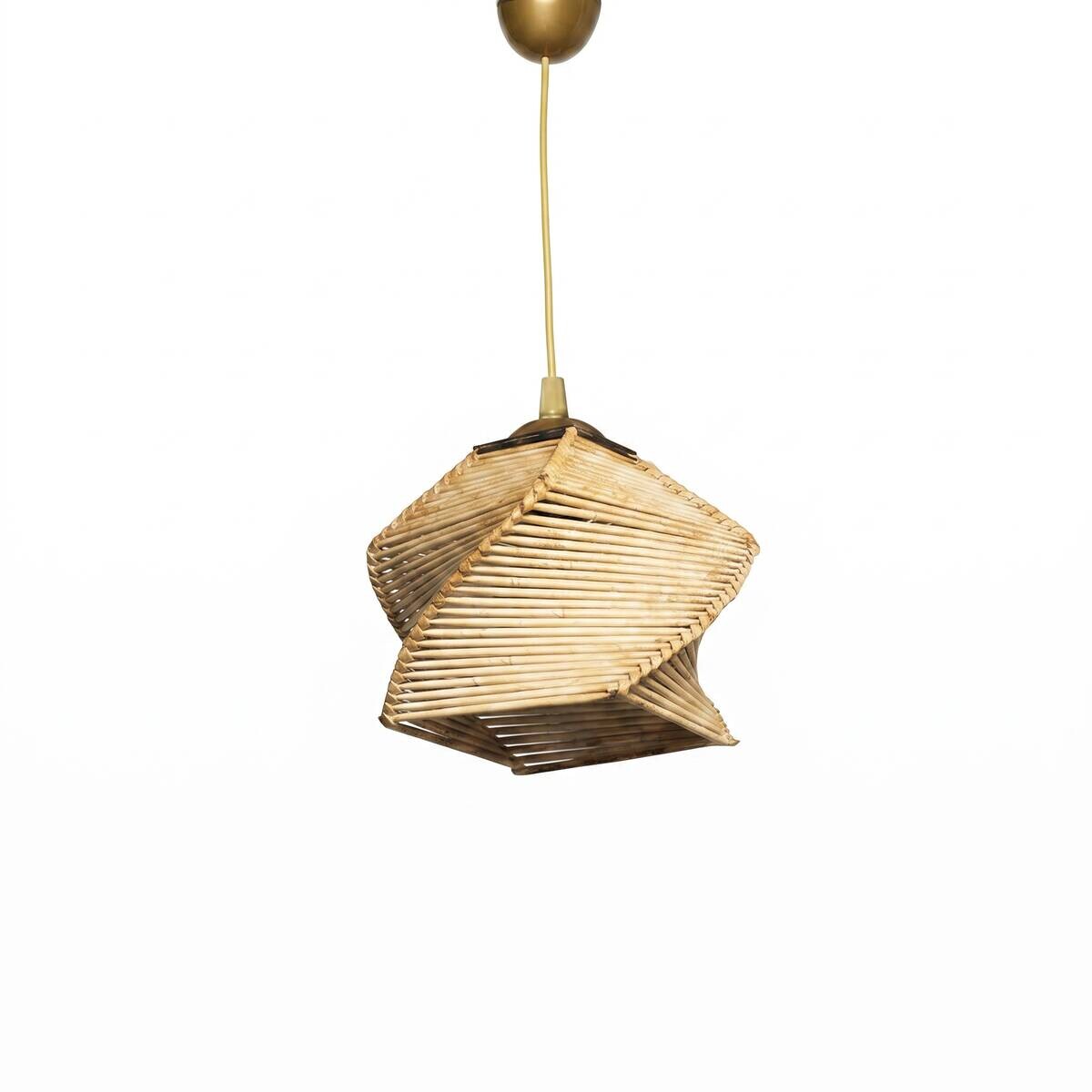 Opviq Pendelleuchte beige Kunststoff B/H/T/L/D: ca. 20x75x20x20x20 cm E27 1 Brennstellen