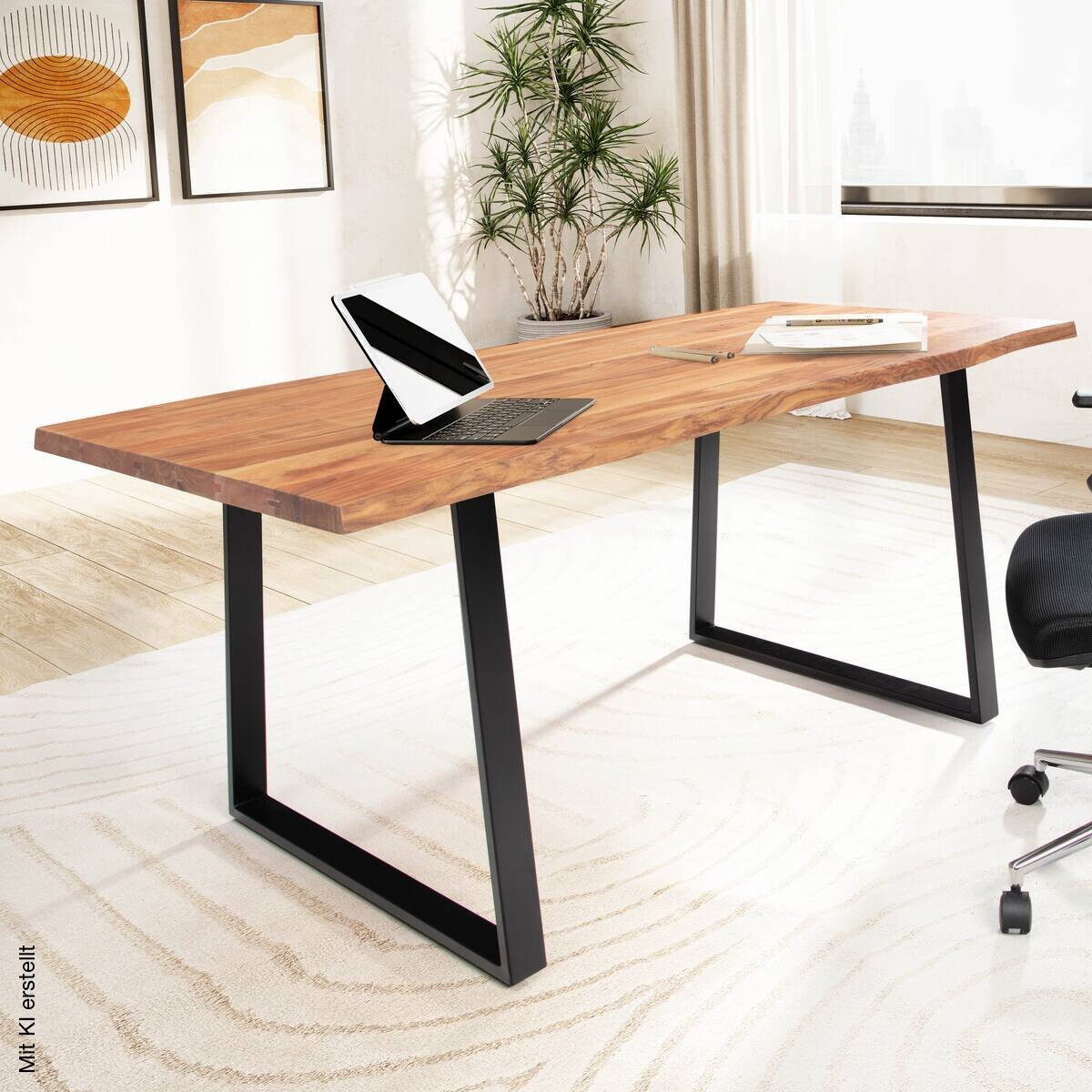 Schreibtisch B/H/T: ca. 140x76x80 cm