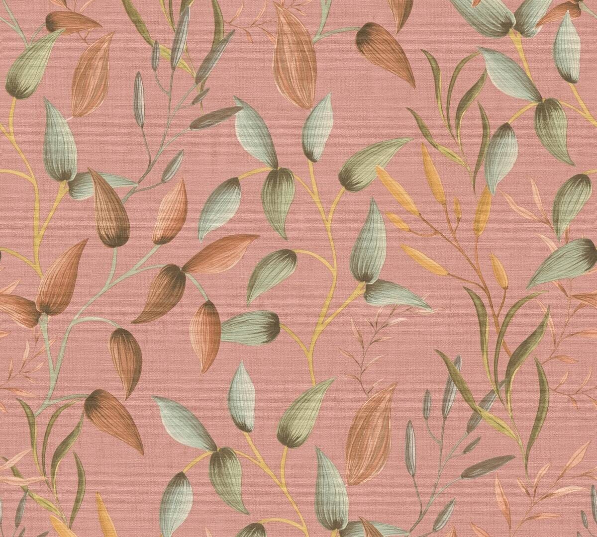 A.S.Creation Vliestapete grün rot B/H/D: ca. 53x1005x8,2 cm