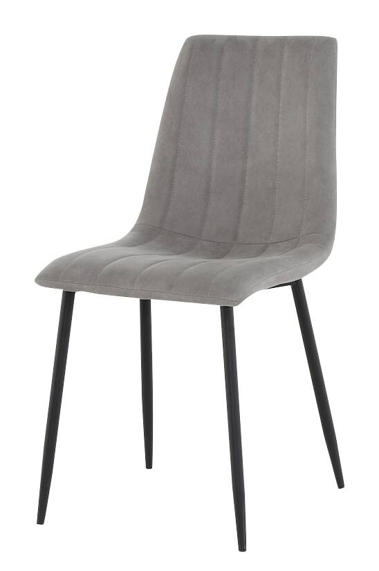 Stuhl hellgrau B/H/T: ca. 44x87x59 cm