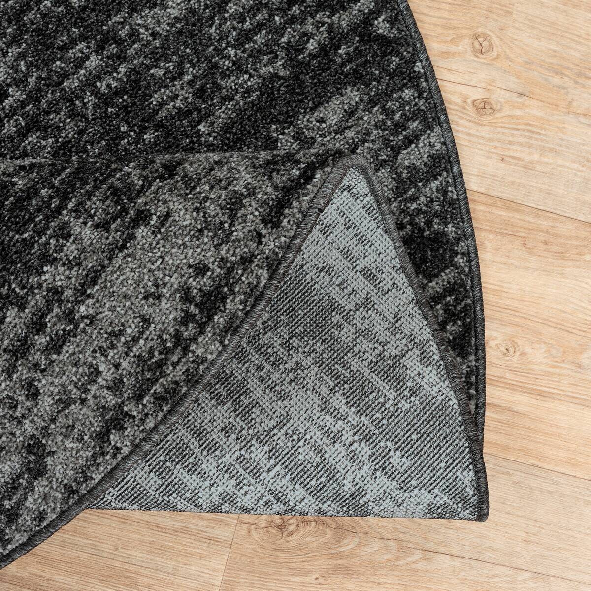 Sanat Kurzflorteppich OSLO schwarz D: ca. 150 cm