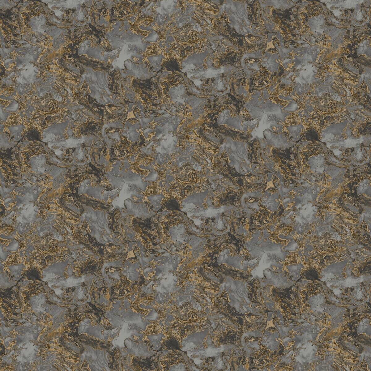 Vinyltapete gold anthrazit B/L: ca. 53x1005 cm