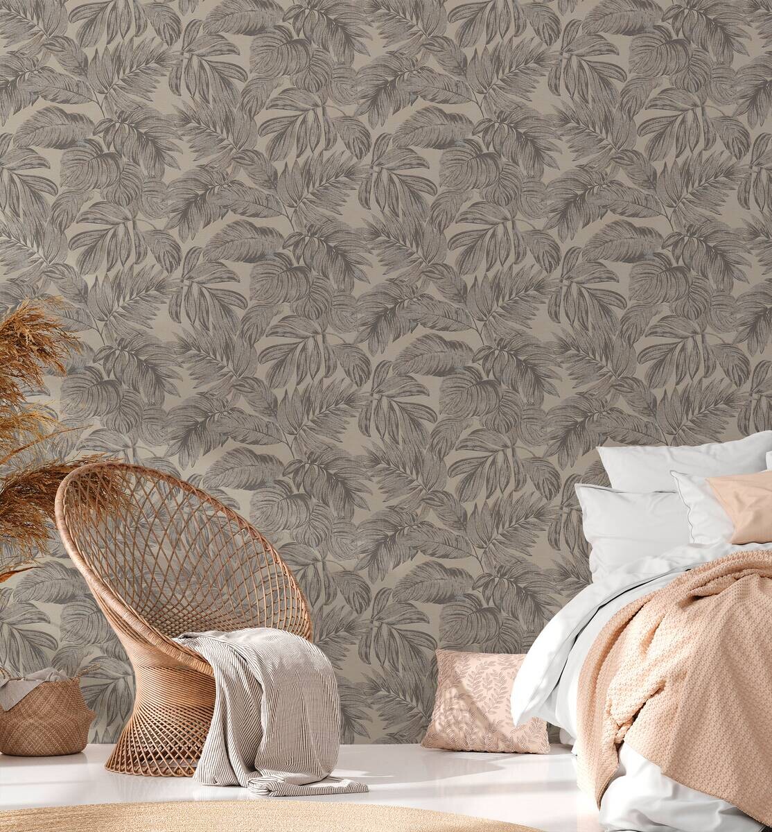 A.S.Creation Vliestapete beige grau B/H/D: ca. 53x1005x10 cm