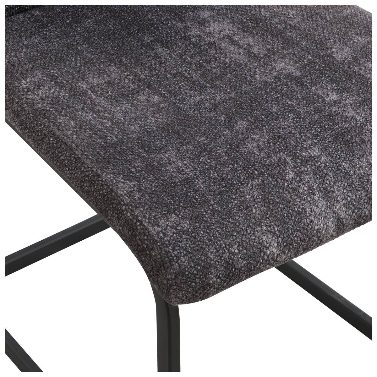 Schwingstuhl Maggie anthrazit Microfaser B/H/T: ca. 45x94,5x59 cm