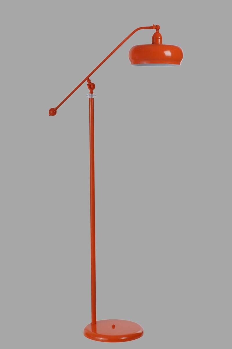 Stehleuchte orange Metall B/H/L/D: ca. 25x155x25x25 cm E27 1 Brennstellen