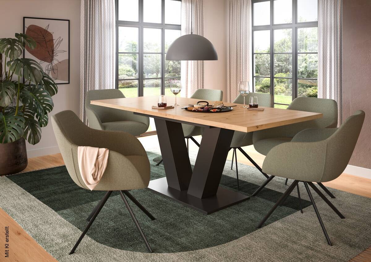 Esstisch Motion Artisan Nachbildung B/H/T: ca. 150x76x80 cm
