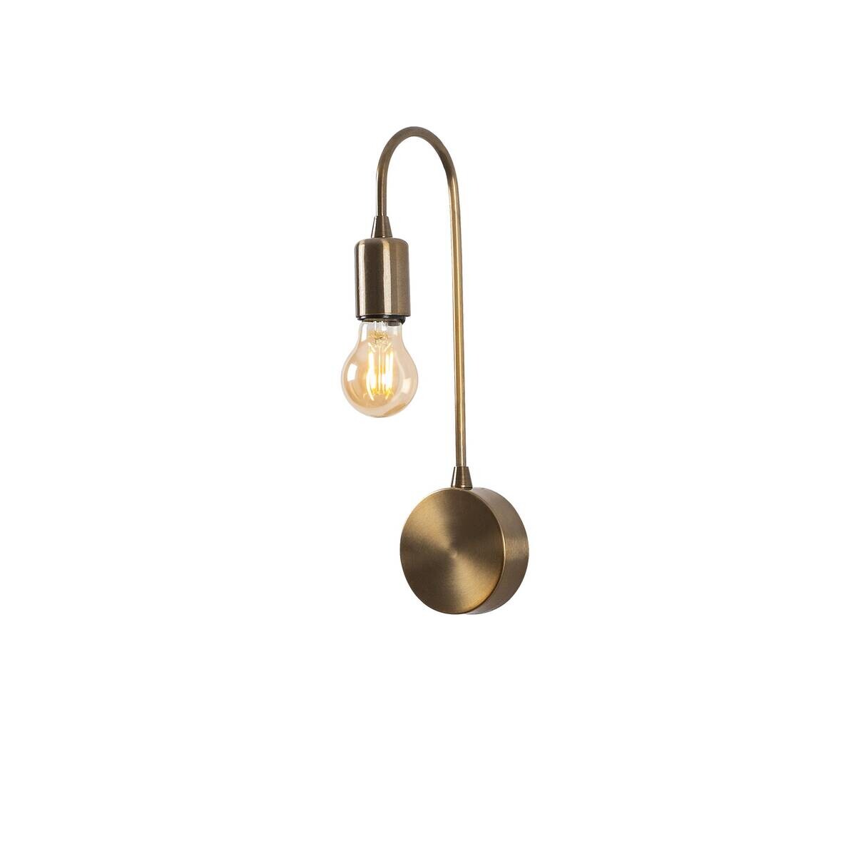 Opviq Wandleuchte Metall B/H/L: ca. 14x38x10 cm E27 1 Brennstellen