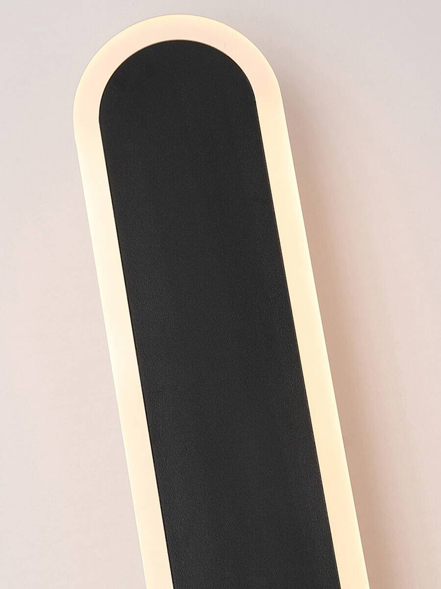 LED-Außenwandleuchte sand schwarz B/H/T: ca. 8x120x5 cm