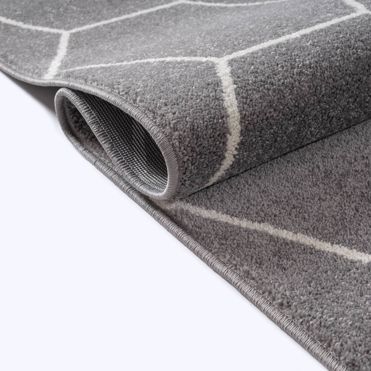 Sanat Teppich Trellis grau B/L: ca. 120x170 cm