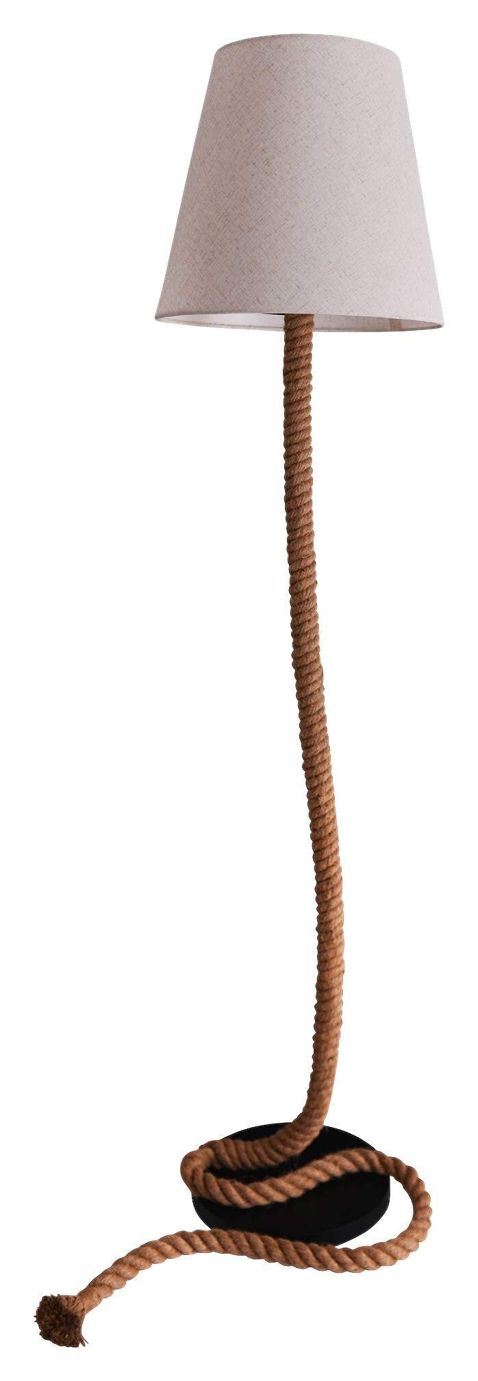 Näve Leuchten Stehlampe 2068227 natur Kunststoff Textil Metall B/H/T: ca. 40x165x40 cm 1 Brennstellen