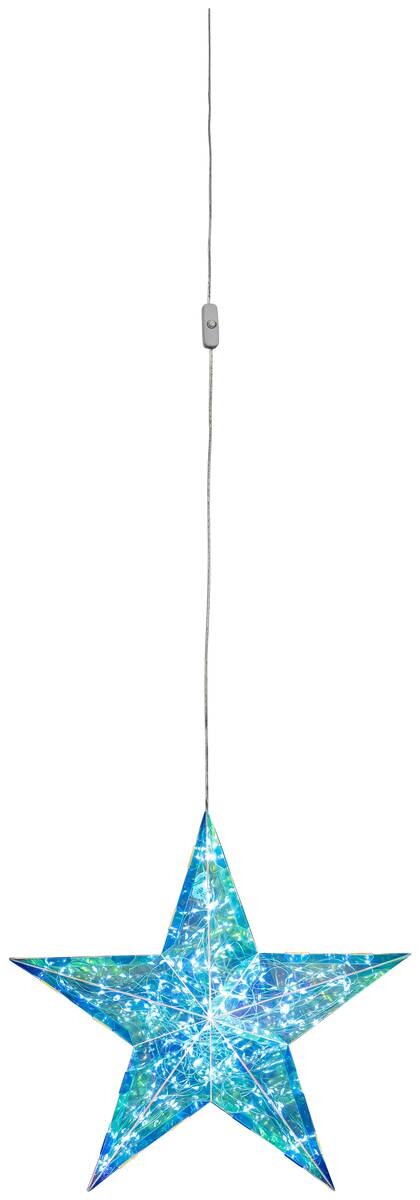 Nolo Dekoleuchte Star transparent B/H/L: ca. 30x10x30 cm