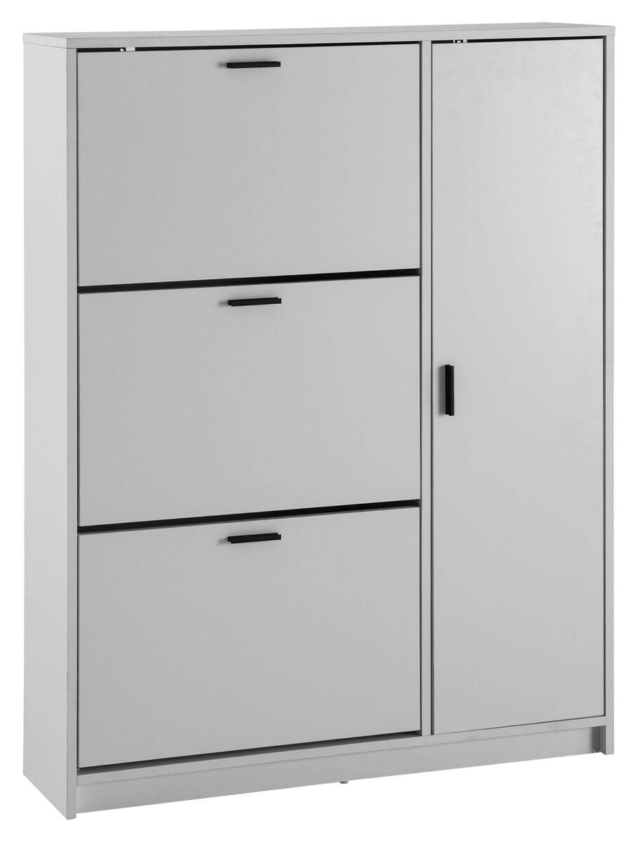 Schuhschrank weiß B/H/T: ca. 90x120x24 cm