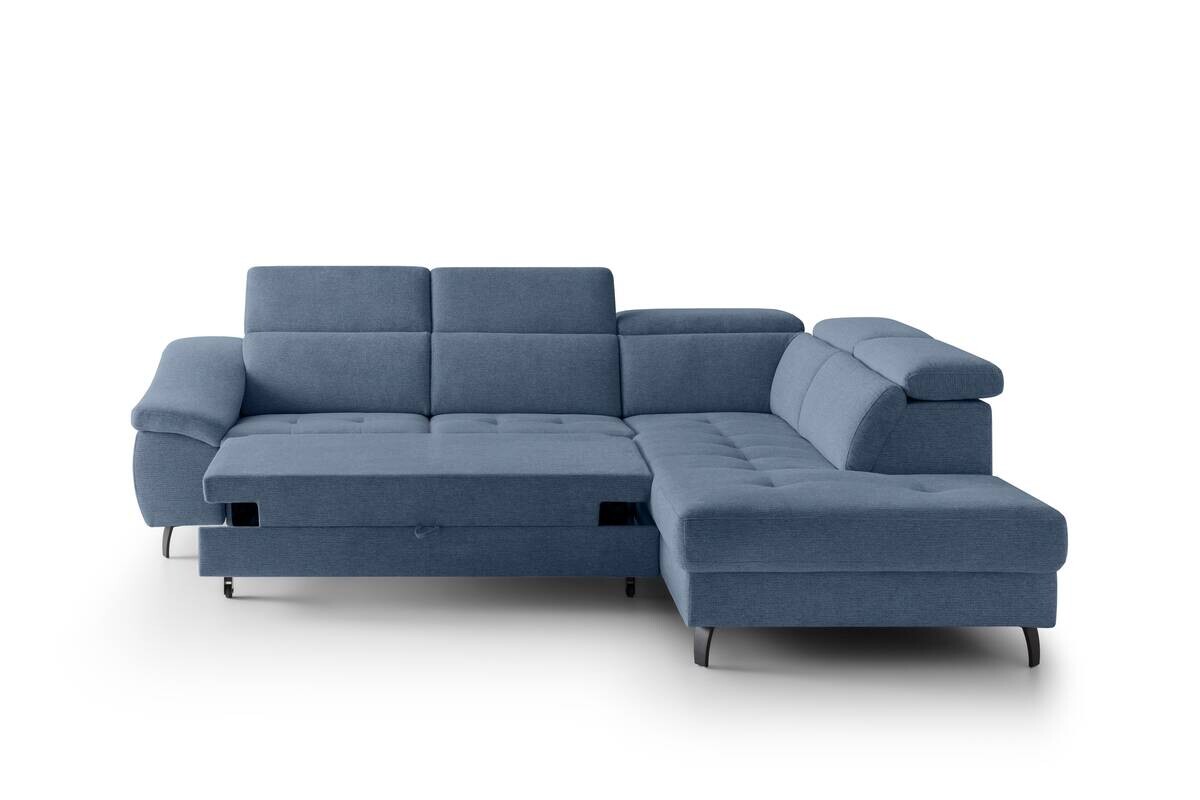 Ecksofa mit Bettfunktion Ocean Flachgewebe B/H/T: ca. 280x96x238 cm