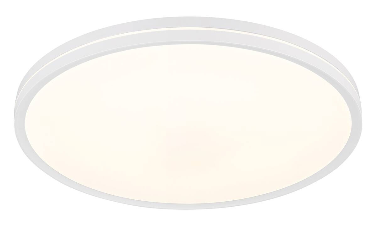 GLOBO LED-Deckenleuchte weiß Opal Kunststoff H/D: ca. 7x37 cm 1 Brennstellen