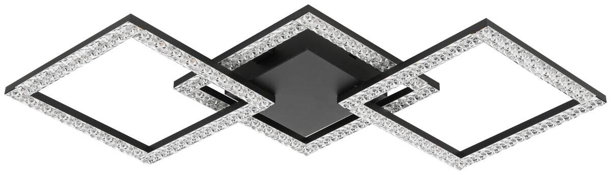 POCOline Deckenleuchte Lux schwarz Kunststoff B/H/L: ca. 29x8x64 cm