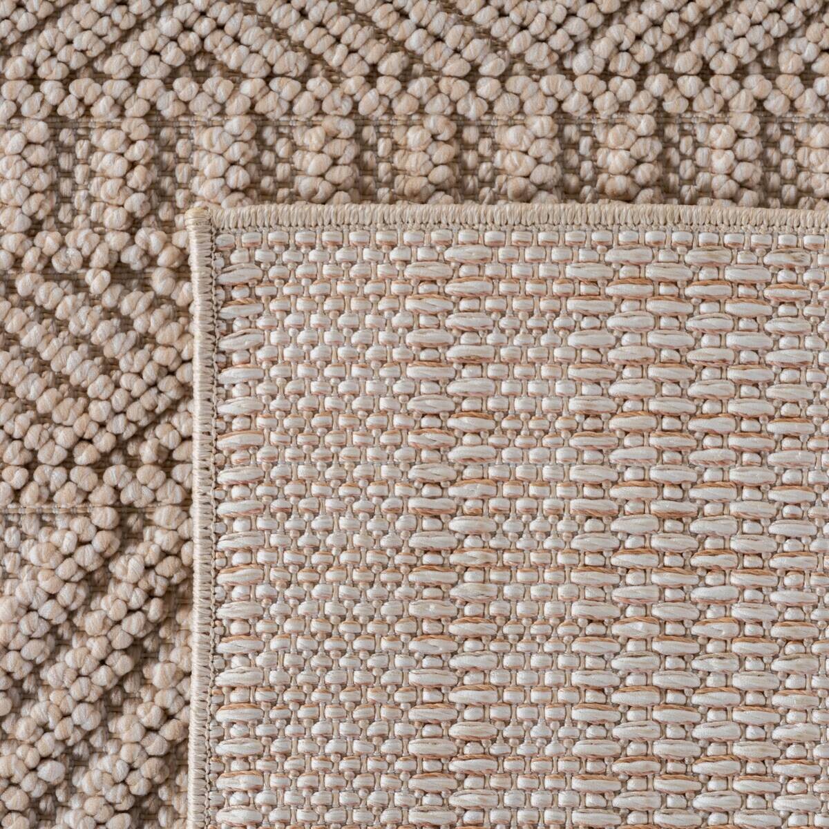 Ayyildiz Kurzflorteppich HELIX beige B/H/L: ca. 240x0,7x340 cm
