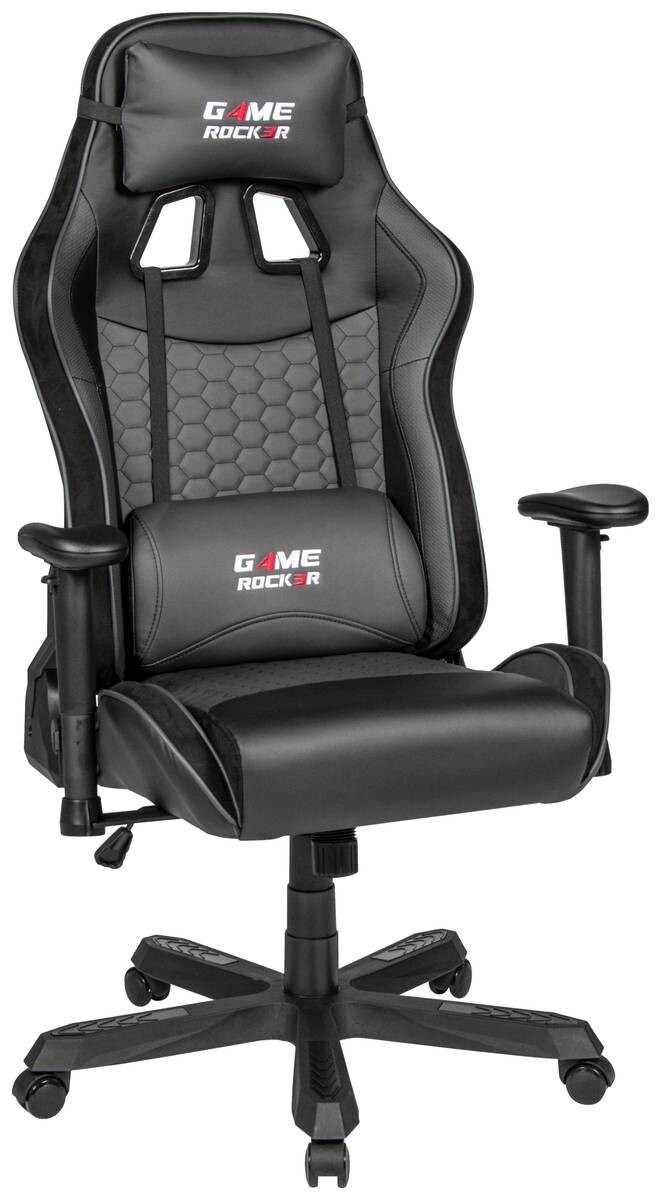 Gaming-Sessel Game Rocker schwarz | schwarz