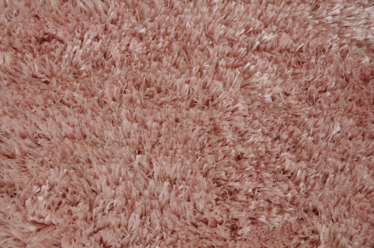 Merinos Hochflorteppich Floppy rosa B/L: ca. 80x150 cm
