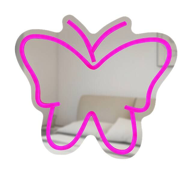 POCOline LED-Neonleuchte Butterfly B/H/L: ca. 25x1,6x28,5 cm