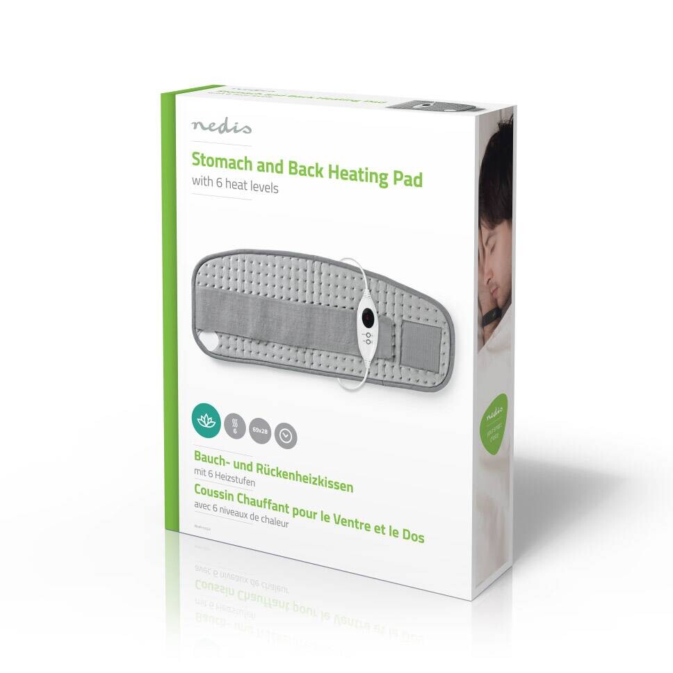 Nedis Heizpolster grau Polyester B/H/L: ca. 69x1,8x28 cm ca. 100 W