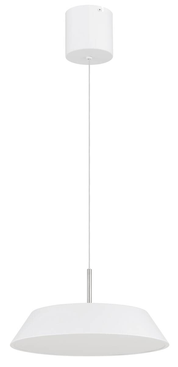 GLOBO LED-Hängeleuchte Opal weiß Metall Kunststoff H/D: ca. 180x40 cm 1 Brennstellen