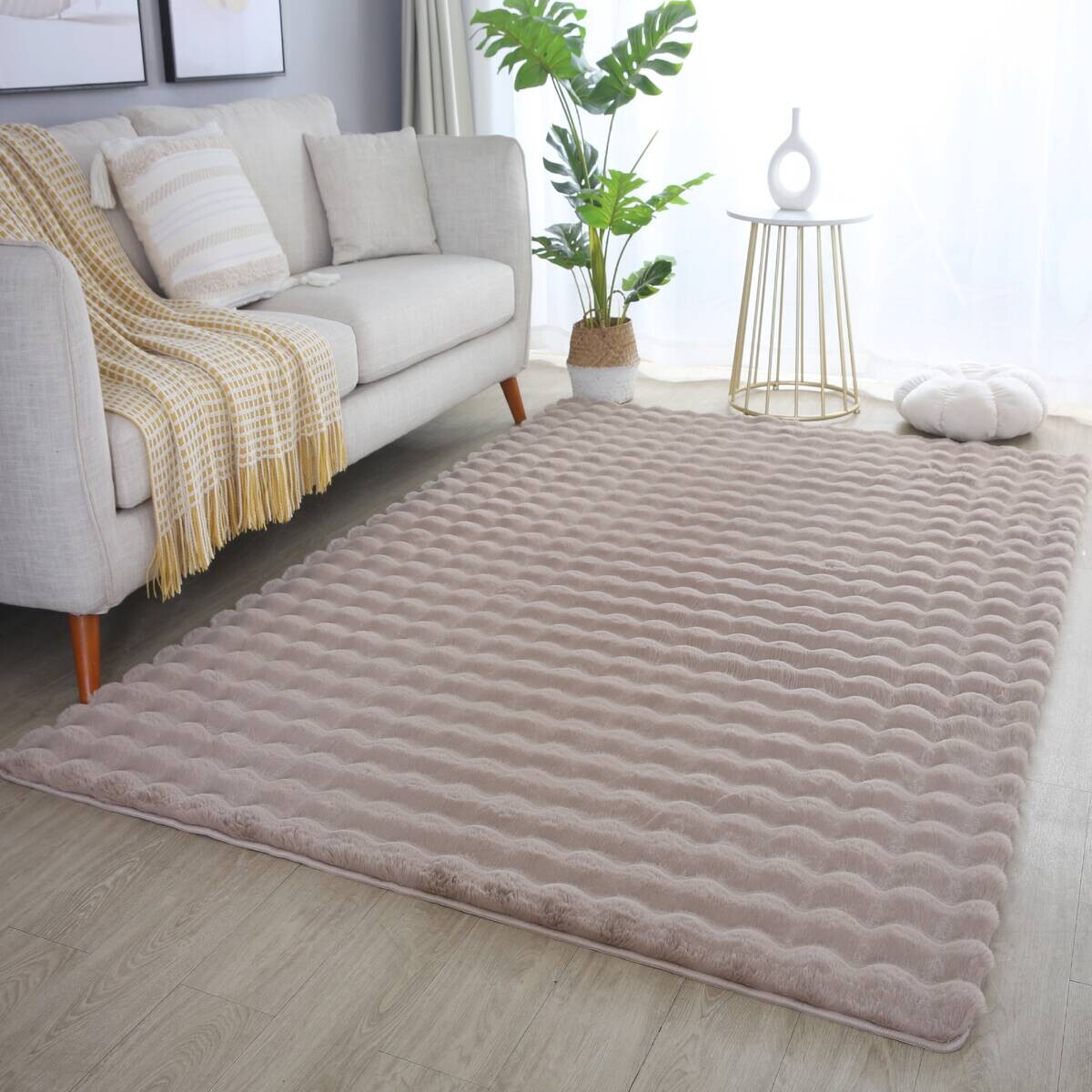 Ayyildiz Teppich AMBIANCE beige B/L: ca. 120x170 cm